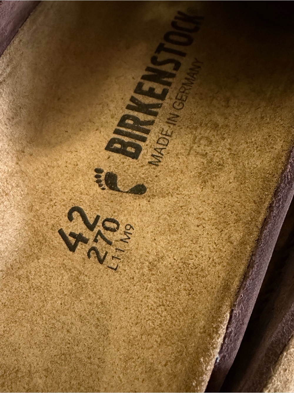 🆕Birkenstock Boston Habana Oiked Leather Suede Clog Insole. size EU42 NWT - Picture 6 of 12